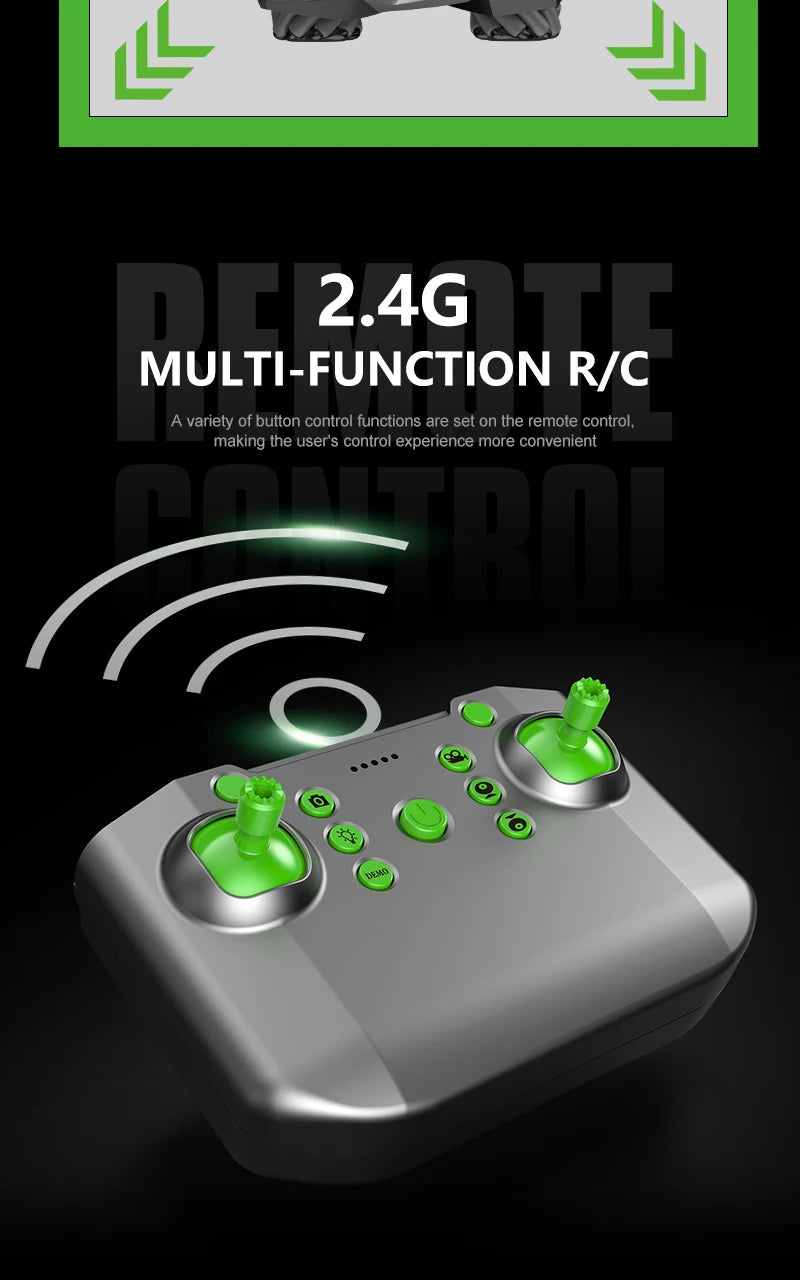 RC Car 1:20 With Video 2.4G WIFI FPV HD Camera Car 360° Rotation Stunt Camera Remote Control Cars Kids Boys Children's Toys Gift