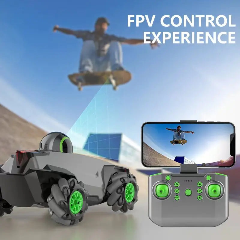 RC Car 1:20 With Video 2.4G WIFI FPV HD Camera Car 360° Rotation Stunt Camera Remote Control Cars Kids Boys Children's Toys Gift